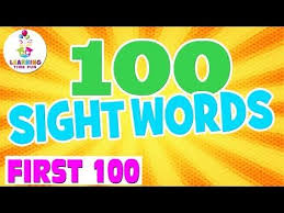 100 Sight Words For Kids Learning Time Fun Sight Words Popcorn Words High Frequency Words Youtube Sight Words Dolch Words High Frequency Words