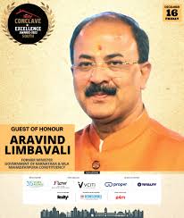 Meet our Eminent #GuestofHonour, Shri. Aravind Limbavali, Former Minister  GoK & MLA Mahadevapura Constituency at the 14th #Realty+ #Conclave &  Excellence #Awards2022