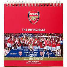 Arsenal 2020 Desk Calendar Official Online Store