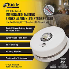 Any idea why then would have gone off like that for no reason?? Kidde Integrated Talking Smoke Alarm Led Strobe Light 120v With 10 Year Bbu The Home Depot Canada
