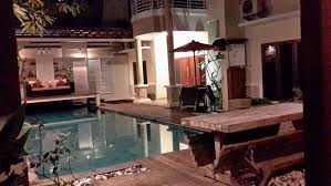 In the middle of our 4000 m² rice field Villa Kolam Renang Murah Jogja Fasilitas Mewah Sewa Villa