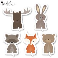 Jungle theme party supplies animal decorations safari for birthday baby shower. Woodland Baby Shower Decorations Fox Stand Up Animal Woodland Animals Decoration Decor Squirrel Fawn Bunny Bear Centerpieces Handmade Products Rayvoltbike Com