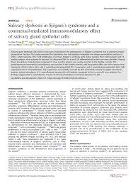 Chien wei precise technology co., ltd. Pdf Salivary Dysbiosis In Sjogren S Syndrome And A Commensal Mediated Immunomodulatory Effect Of Salivary Gland Epithelial Cells
