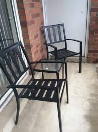 Wilson Fisher Pinnacle Slat Steel Stacking Patio Chair Big Lots In 2020 Stacking Patio Chairs Patio Chairs Porch Chairs