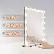 They will get a confident feeling when if yes, please giving your time to notice our article about vanity mirror with lights for bedroom ideas. Led Light Brightness Adjustable Makeup Mirror Lamp Cosmetic Black White Rectangle Bedroom Vanity Lighting Dressing Table Lamp Makeup Mirrors Aliexpress