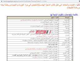 Check spelling or type a new query. Ù‚Ø§Ø¦Ù…Ø© ÙƒÙ„ÙŠØ§Øª ÙˆÙ…Ø¹Ø§Ù‡Ø¯ Ø¹Ù„Ù…ÙŠ Ø±ÙŠØ§Ø¶Ø© Ù„Ø·Ù„Ø§Ø¨ Ø§Ù„Ø«Ø§Ù†ÙˆÙŠØ© Ø§Ù„Ø¹Ø§Ù…Ø© 2020 Ù…ÙˆÙ‚Ø¹ ØµØ¨Ø§Ø­ Ù…ØµØ±