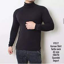 Model simpel dan elegan, leher tinggi menempel di leher dan lengan 3/4, cocok untuk di pakai di mana saja. Kaos Polos Korean Shirt Turtle Neck Leher Tinggi Lengan Panjang Lazada Indonesia