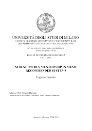 UNIVERSITÁ DEGLI STUDI DI MILANO