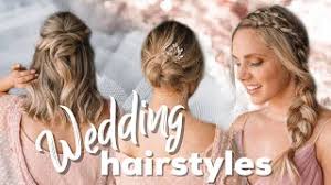 We are presenting the easiest ways to put on the most amazing hairstyles to impress everyone in the party. Wedding Hairstyles Easy Tutorial For Short And Long Hair Kayley Melissa Youtube