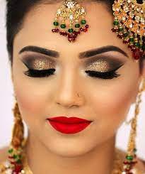 Eye Makeup Trend For Brides Fashion In India Threads Bridal Eye Makeup Indian Eye Makeup Red Lip Makeup