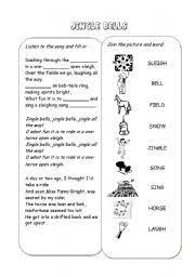 Christmas Songs And Carols Jingle Bells Black And White Christmas Song Jingle Bells Songs