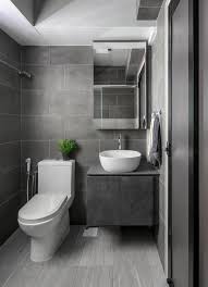 Grey and white bathrooms look smart, clean, stylish, and provide. Check Out This Contemporary Style Hdb Bathroom And Other Similar Styles On Qanvast Bathroom Design Top Bathroom Design Bathroom Layout