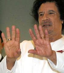 Khadaffi Libyan Dictator Handlezen