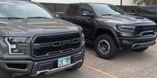 For a guy like myself who is looking for a good deal on a low mileage used 2019/2020 raptor that sticks me in a tough spot as those trucks are still being asked for $65,000 or more. 2021 Ram Trx Spotted Sitting Next To Ford F 150 Raptor
