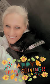 Happy Thanksgiving to all our friends and family! Whiskey's being a good  nurse making sure I don't get up off the couch today after recently having  surgery
