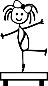 Girl Gymnastics Png Png Image 964 1723 Pixels Scaled 34 Stick Figures Png Images Figures