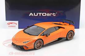 The performante leverages physics into something more: Autoart 1 12 Lamborghini Huracan Performante Year 2017 Anthaeus Orange 12076 Model Car 12076 674110120769
