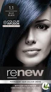 Blue Black Hair Colour Renew Hair Colour
