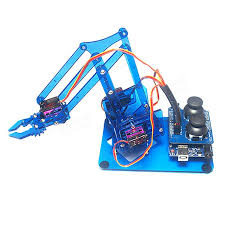 Mearm Diy 4dof Robot Arm 4 Axis Rotating Kit With Joystick Button Controller 4pcs Servo Rc Robot From Toys Hobbies And Robot On Banggood Com Arduino Robot Arm Arduino Robot Robot Arm