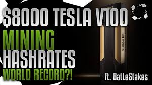 Given 8 beasts called tesla v100 16gb, cryptotab wasn't up to the task of using their maximum potential. Nvidia Nvlink Tesla V100 16gb Hbm2 Crypto Mining Benchmarks World Record Youtube