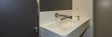 Countertop with integrated sink color: Tschopp Staron C