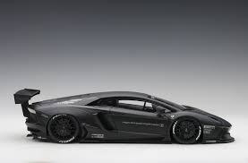 Matte black lamborghini aventador goes crazy loud acceleration! Liberty Walk Lb Works Lamborghini Aventador Matt Black Autoart