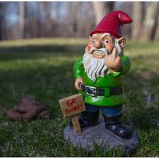 Decoration Jardin Insolite Nain De Jardin Doigt D Honneur A 24 95 Gnome Garden Garden Gnomes Statue Gnome Statues