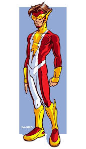 Flash Bart Allen Redesign By Darren Calvert Superhero Art Superhero Design Flash Characters