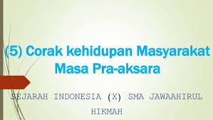 We did not find results for: 5 Corak Kehidupan Masyarakat Masa Pra Aksara