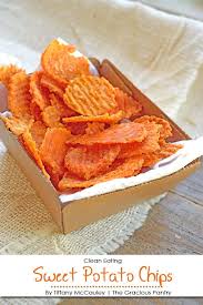 How To Make Sweet Potato Chips Twice Baked The Gracious Pantry Recipe Sweet Potato Chips Recipe Sweet Potato Chips Recipes