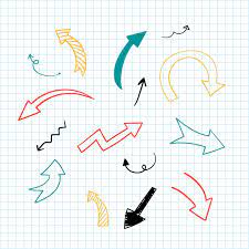 Hand Drawn Doodle Arrows Vector Set Free Image By Rawpixel Com Filmful How To Draw Hands Vector Free Hand Drawn Arrows