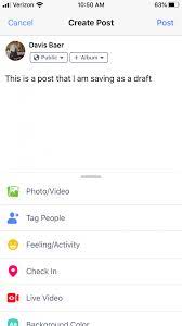 You may be wondering where are my facebook drafts? facebook allows you to save and store one draft status update but it's not immediately clear in this quick video, i'll walk you through how to find the draft, continue to edit it, and publish it when ready. I Saved A Draft Post On My Personal Facebook Profile Where Is It