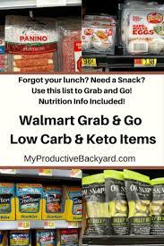 Walmart Grab And Go Low Carb Keto Items Keto Snacks Low Carb Keto No Carb Diets