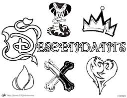 Discover these free fun coloring pages for children inspired by descendants!. Free Disney Descendants Coloring Pages Skgaleana