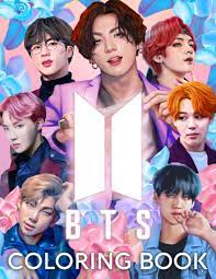 This bts coloring pages will helps kids to focus while developing creativity, motor skills and color recognition. Bts Coloring Book Bangtan Boys Coloring Books For Kpop Army Fans Cardona Esther Amazon De Bucher