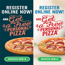 Free Personal Domino S Pizza Worth Rm12 80 When You Register Online Limited Time Promotion