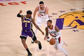 Dame drains deep 3 in front of the logo. Dqgnarigy9nrmm