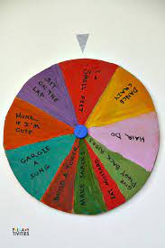 How We Made Wheel Of Fortune From Cardboard Playtivities