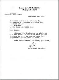 When Ruth Ginsburg met the Clintons: A visit to Little Rock