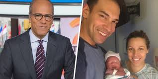 Lester Holt is a grandfather! Son Stefan welcomes baby boy