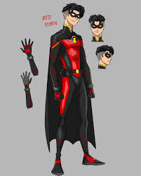 Batman Black And Red Suit Cartoon Pin On Batman