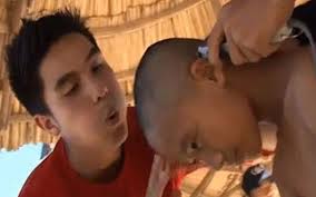 Baggio thuyết phục fan… cạo đầu!