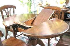 Expanding table, simplified, diy, american made, built in china. Circular Table With Hidden Chairs Off 57