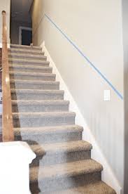 For stair rail systems installed on or after january 17, 2017, the top rail and handrail must be separate. Staircase Makeover How To Install Molding Remington Avenue