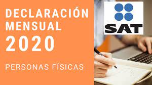 ¿quiénes deberán presentar la declaración anual 2020 al sat? Tutorial Declaracion Mensual Sat 2020 Personas Fisicas Incluye Excel De Ayuda Youtube