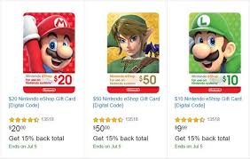 Maybe you would like to learn more about one of these? Expired Chase Amazon Cardholders Save 15 On Nintendo Eshop Gift Cards Gc Galore