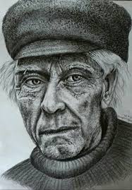 The old man /pencil drawing