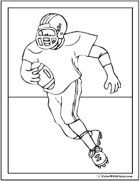 This american football player is wearing a #15 jersey. 33 Football Coloring Pages Customize And Print Ad Free Pdf