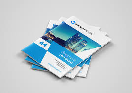 Download Free A4 Brochure Mockup On Behance