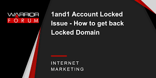 Transferring a.uk domain name to 123 reg. 1and1 Account Locked Issue How To Get Back Locked Domain Warrior Forum The 1 Digital Marketing Forum Marketplace